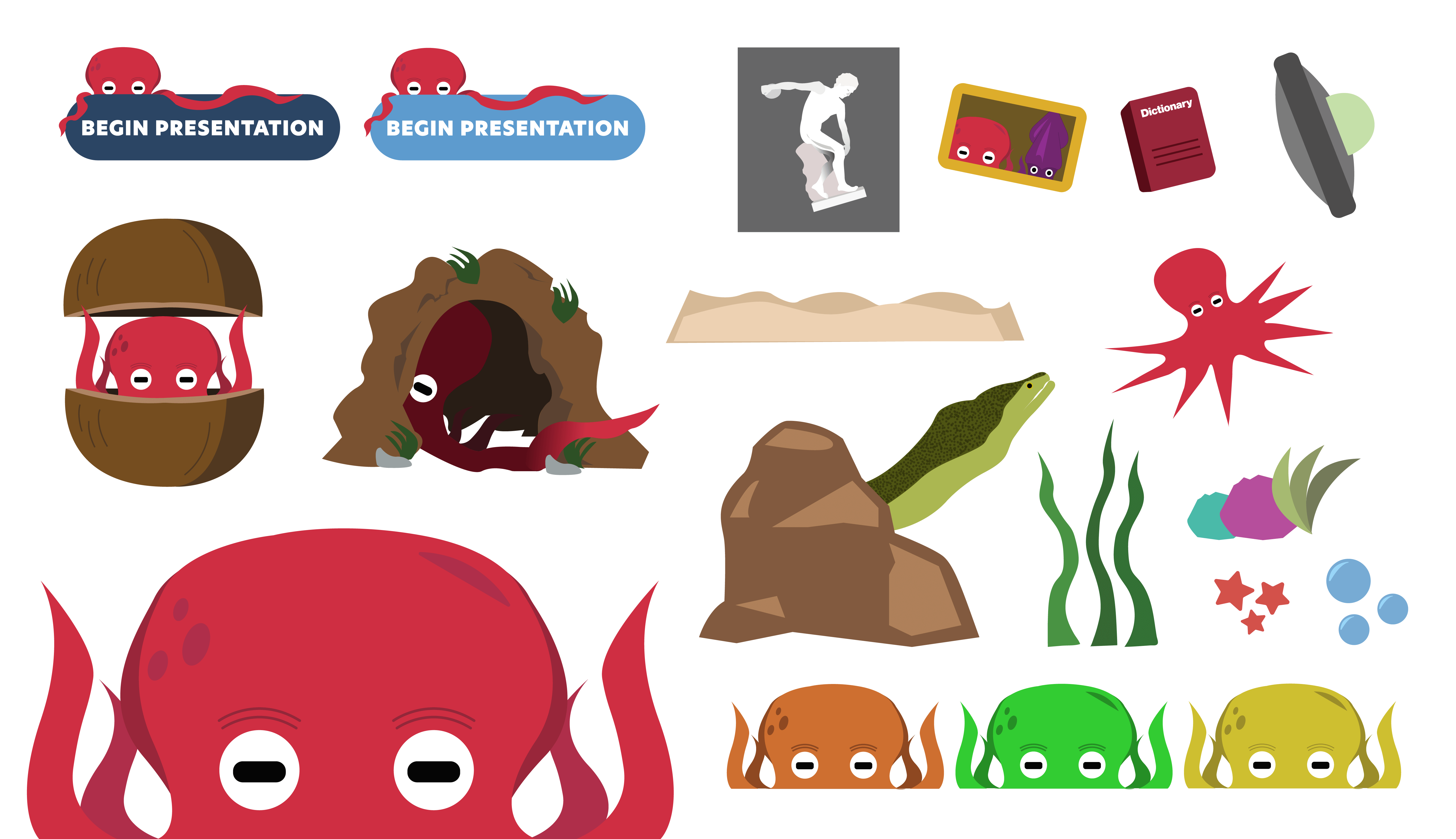 A collection of the assets that were created for this project.